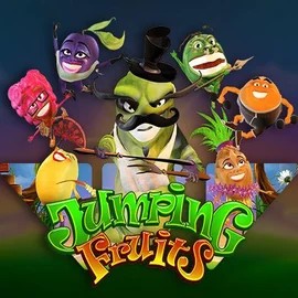 Jumping Fruits slot logo by Wazdan at Zumospin CasinoJumping Fruits
